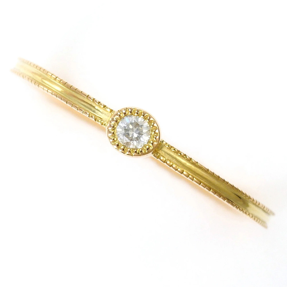 VINTAGE 18k Gold Diamond Ring